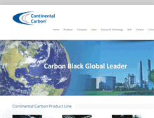 Tablet Screenshot of continentalcarbon.com